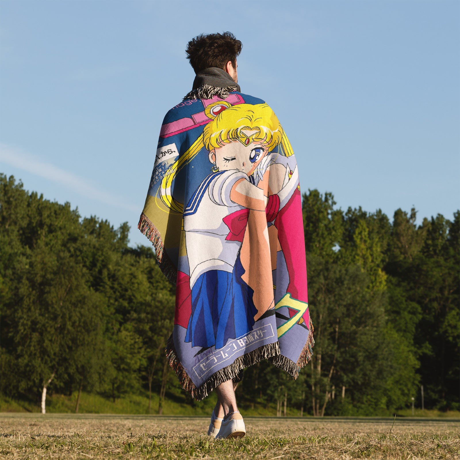 Tapisserie de couverture tissée une pièce – Cadeau de décoration de chambre d'anime de personnalité-Ⅰ