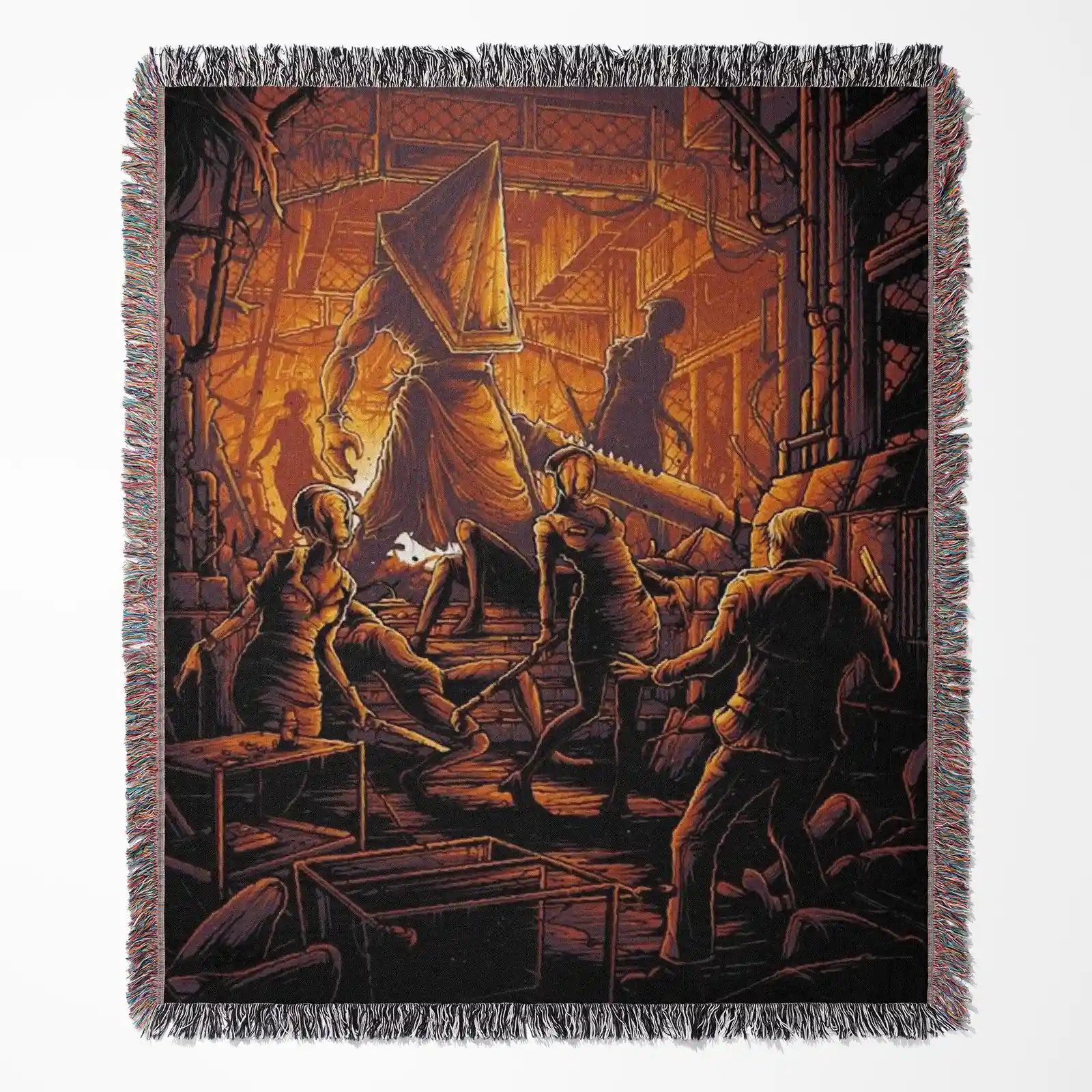 Silent Hill Woven Throw Blanket Tapestry – Personality Anime Room Decor Gift-ⅠI