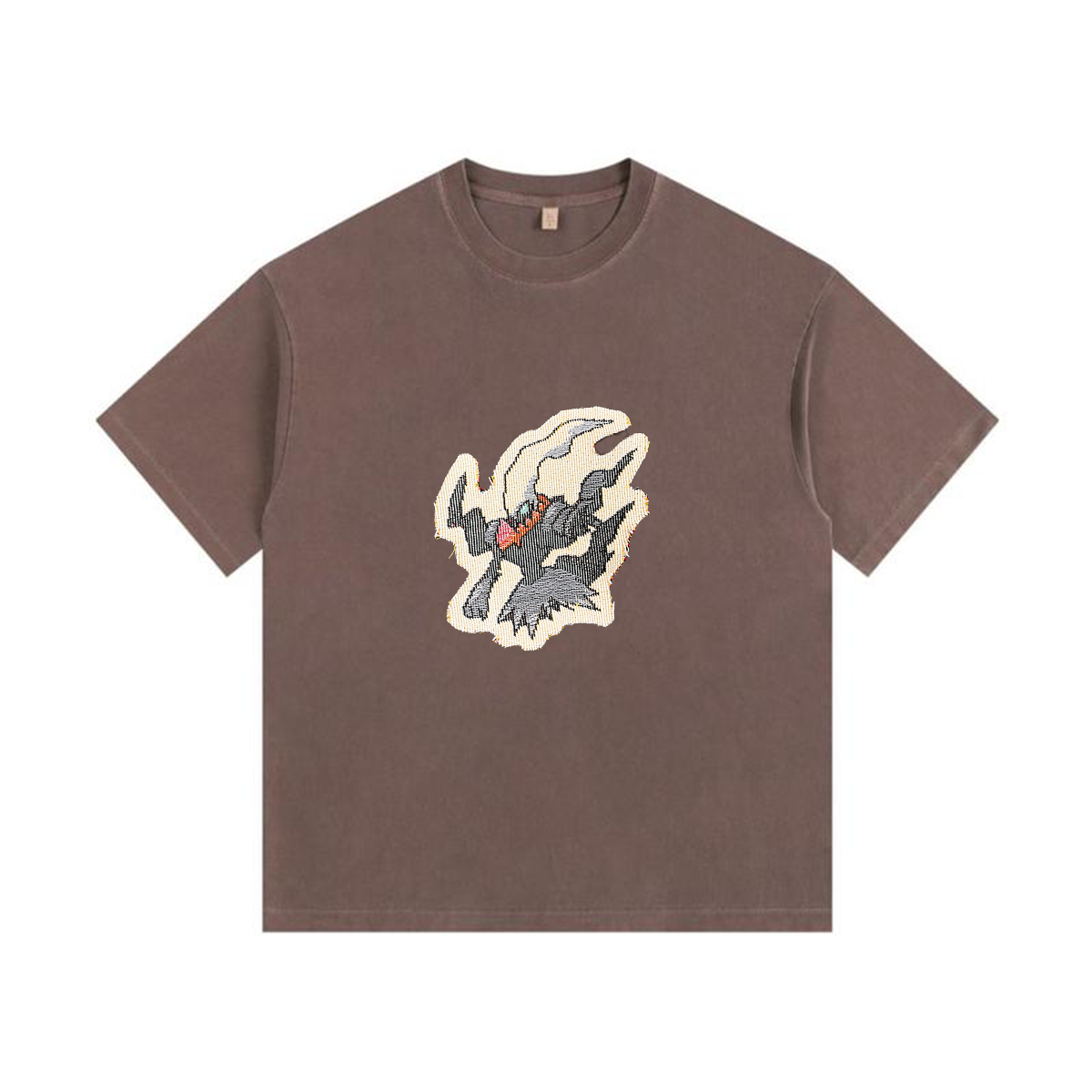 Darkrai Tapestry& Stylish PoPkémon Patch Appliqué Gradient Vintage Washed T-Shirt,Ideal Gift for Fans,T34