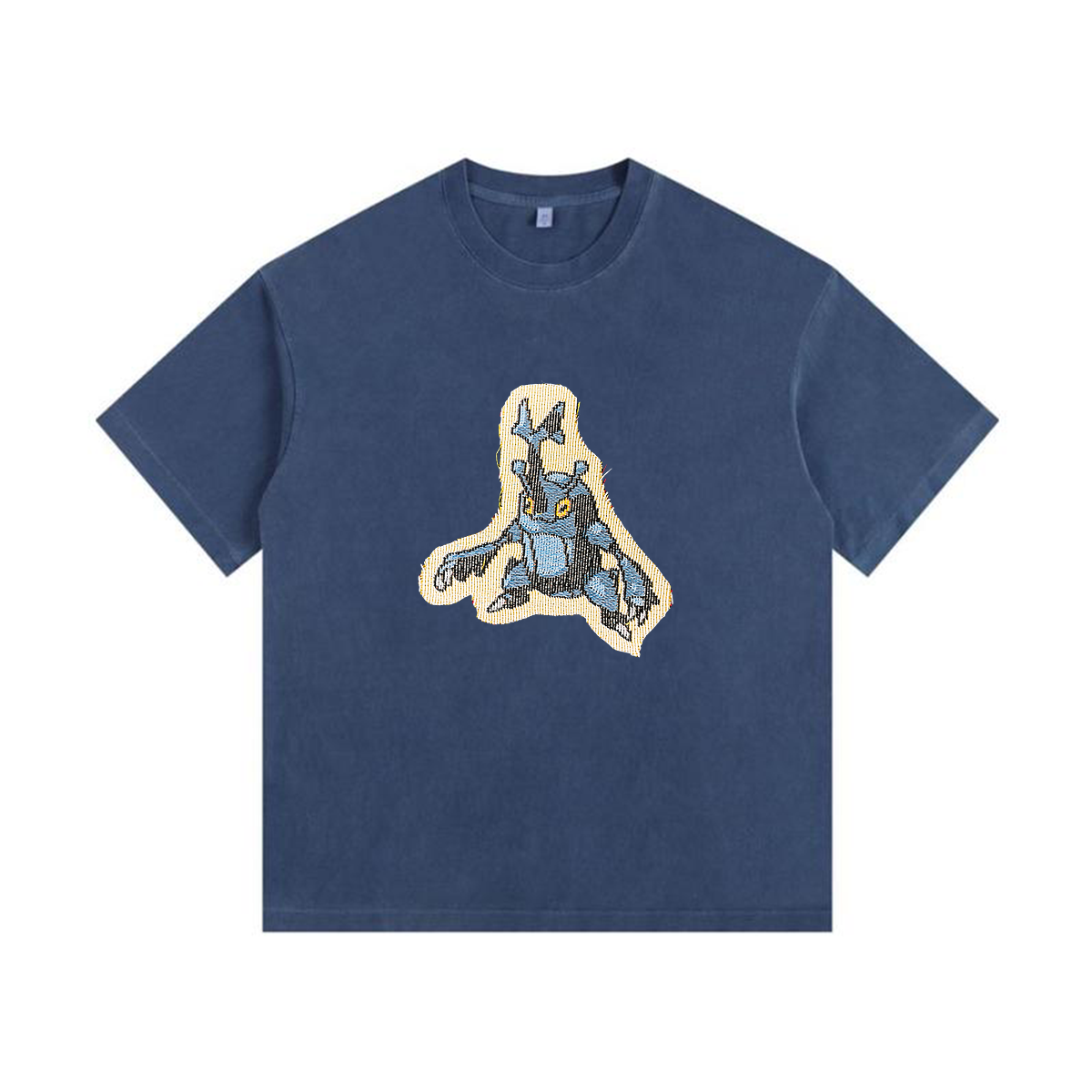 Heracross Tapestry& Stylish PoPkémon Patch Appliqué Gradient Vintage Washed T-Shirt,Ideal Gift for Fans,T59