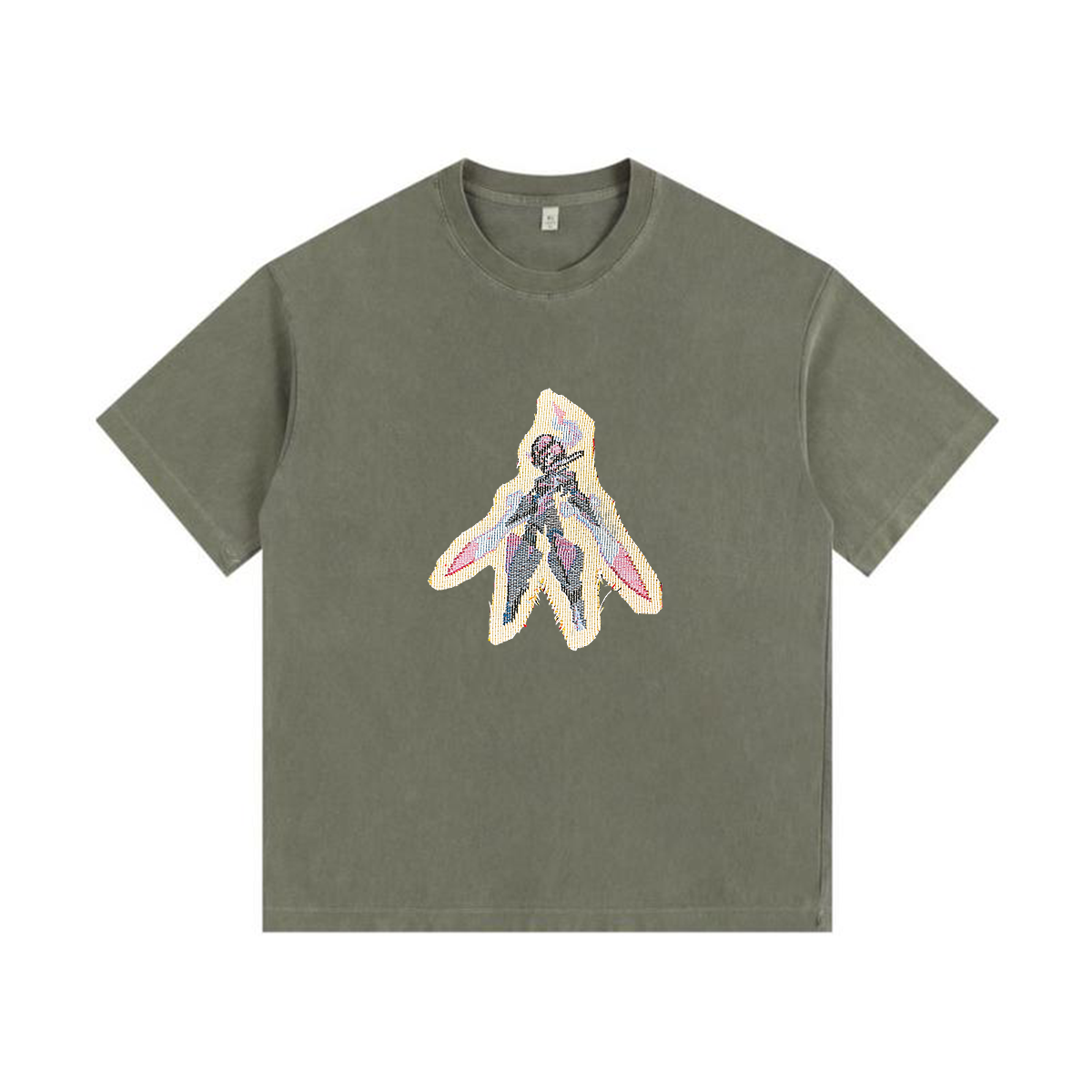 Ceruledge Tapestry& Stylish PoPkémon Patch Appliqué Gradient Vintage Washed T-Shirt,Ideal Gift for Fans,T40