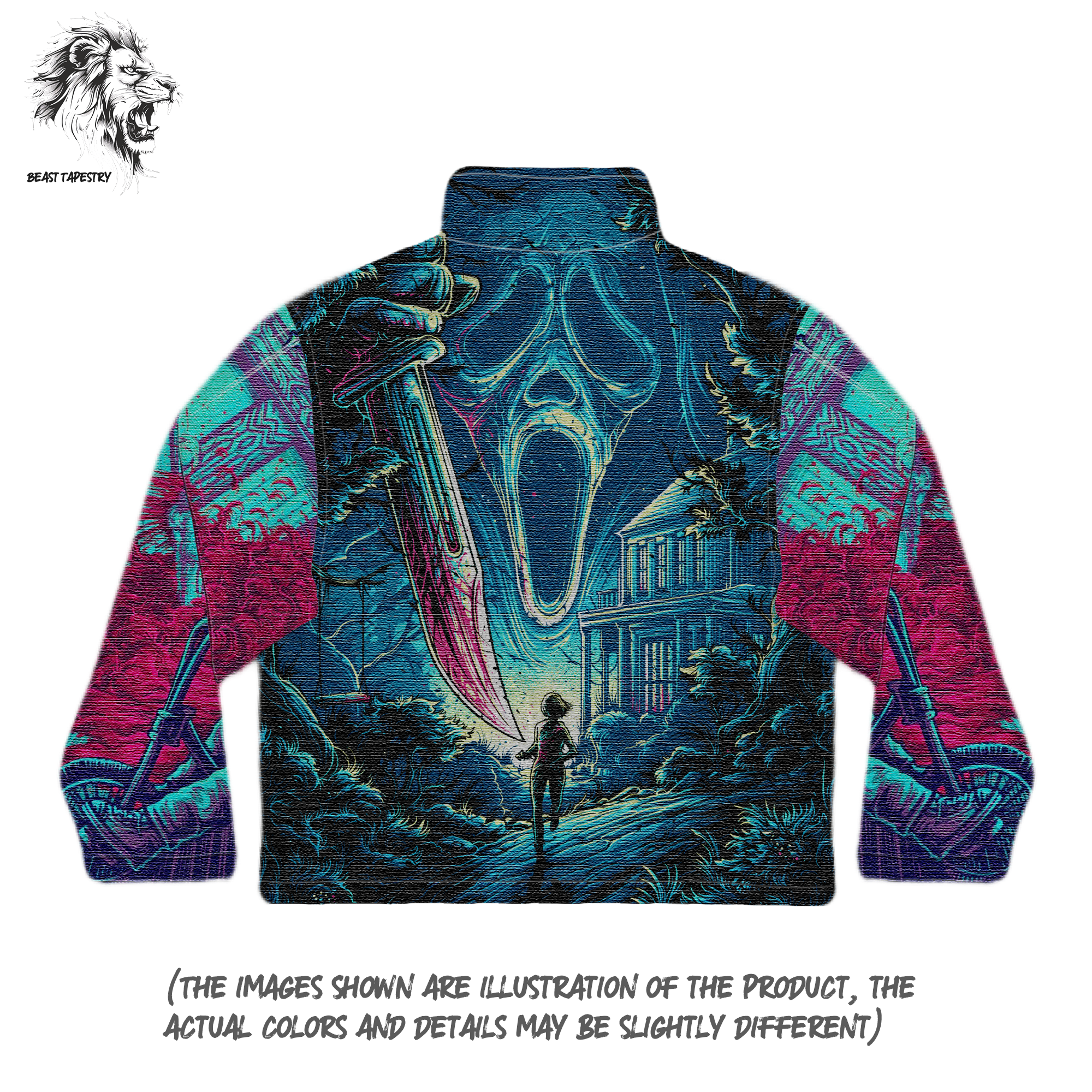 Halloween Scream Jacket-TAPESTRY