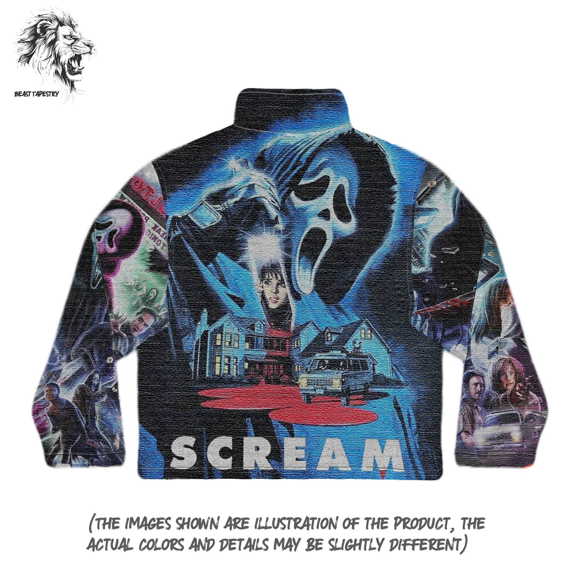 Halloween Scream Jacket-TAPESTRY-II