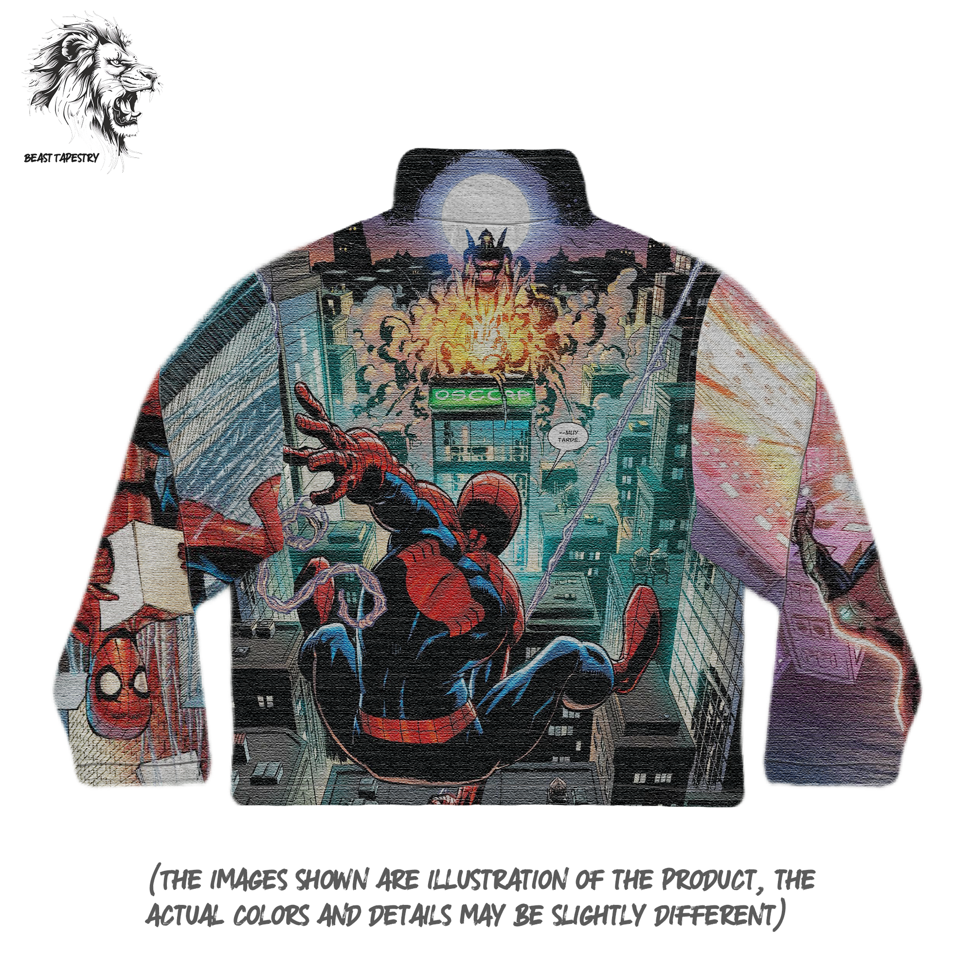 RAP E&Spider Man Jacket-TAPESTRY