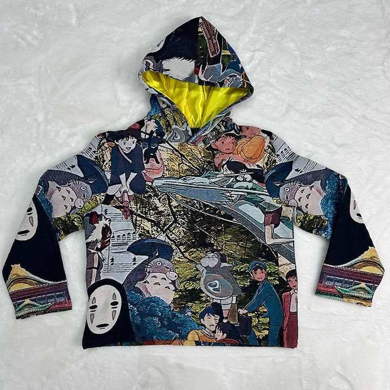 Miyazaki Hayao Anime Hoodie-TAPESTRY