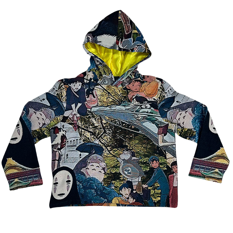 Miyazaki Hayao Anime Hoodie-TAPESTRY