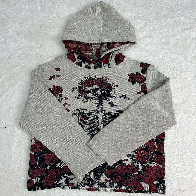 Skeletal Undead Hoodie-TAPESTYR