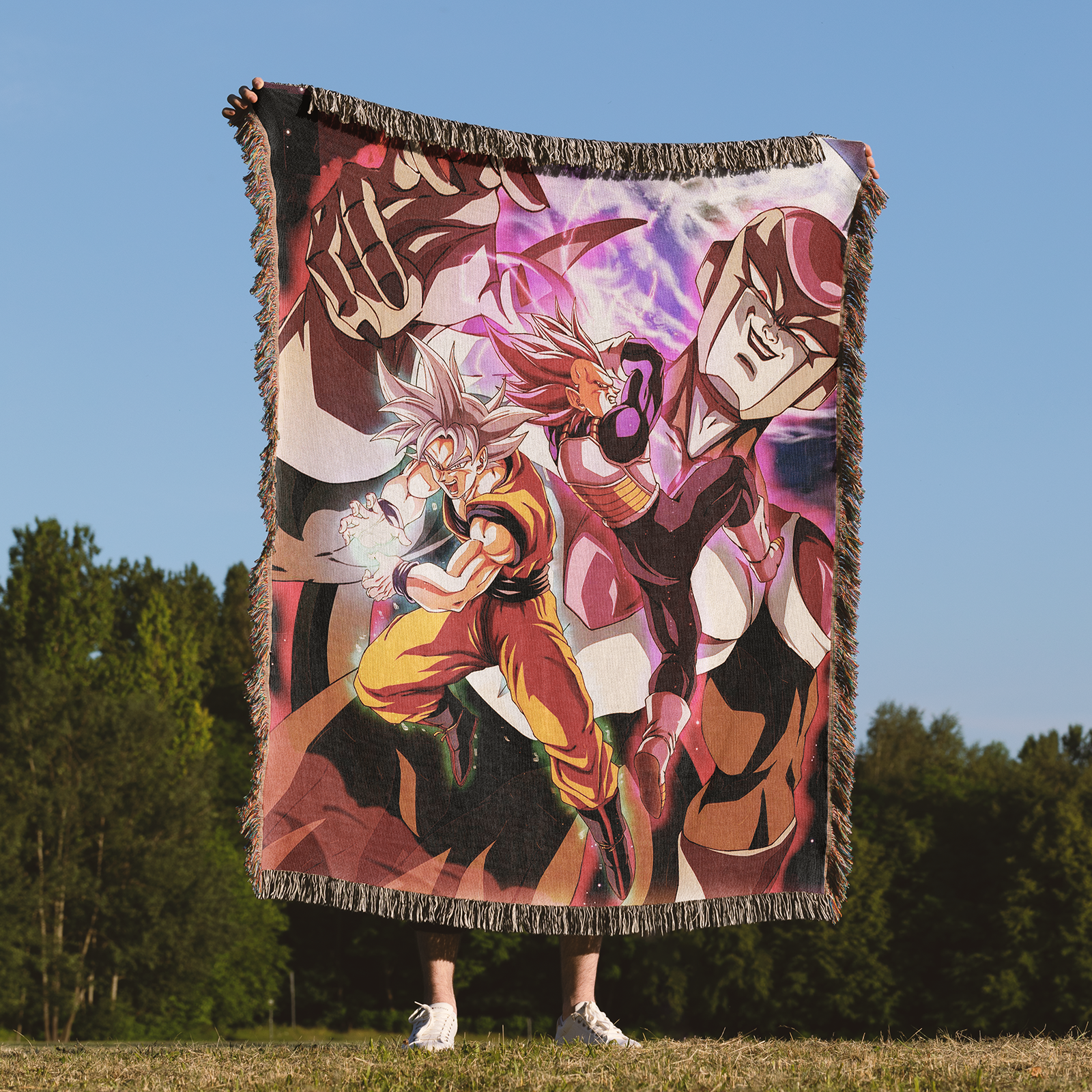 Dragon Ball Woven Throw Blanket Tapestry – Personality Anime Room Decor Gift-VI