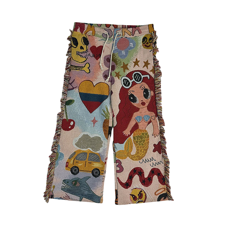 Mermaid King Pants-TAPESTRY