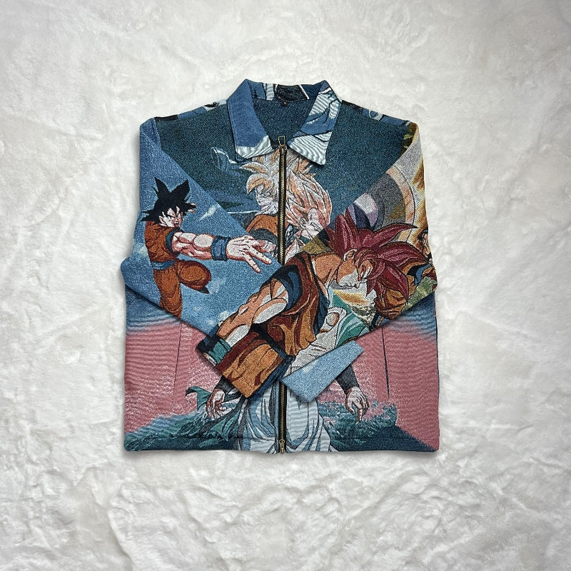 Dragon Ball Son Goku/Vegeta Jacket-TAPESTRY