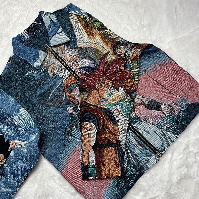 Dragon Ball Son Goku/Vegeta Jacket-TAPESTRY