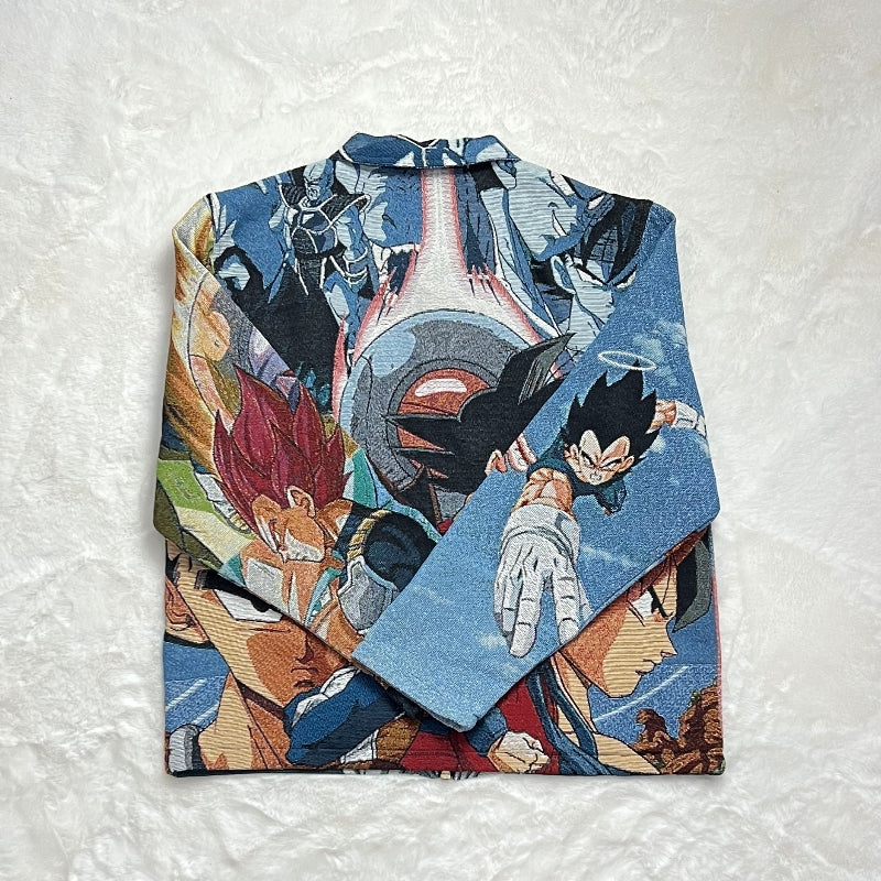 Dragon Ball Son Goku/Vegeta Jacket-TAPESTRY