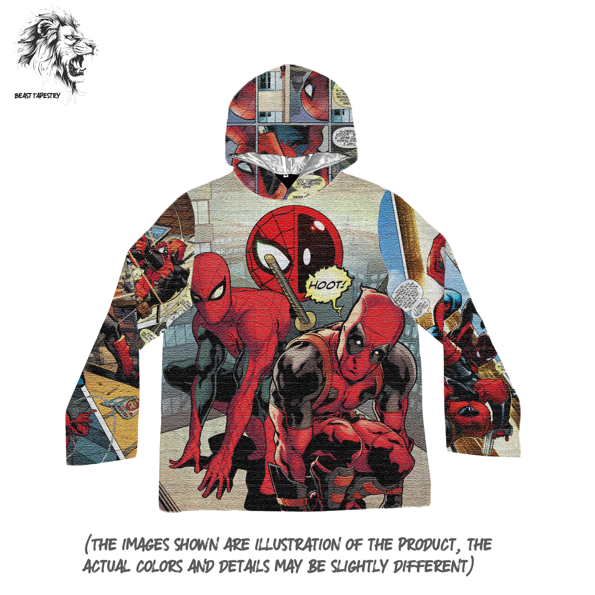 Spider-Man & Deadpool Hoodie-TAPESTRY