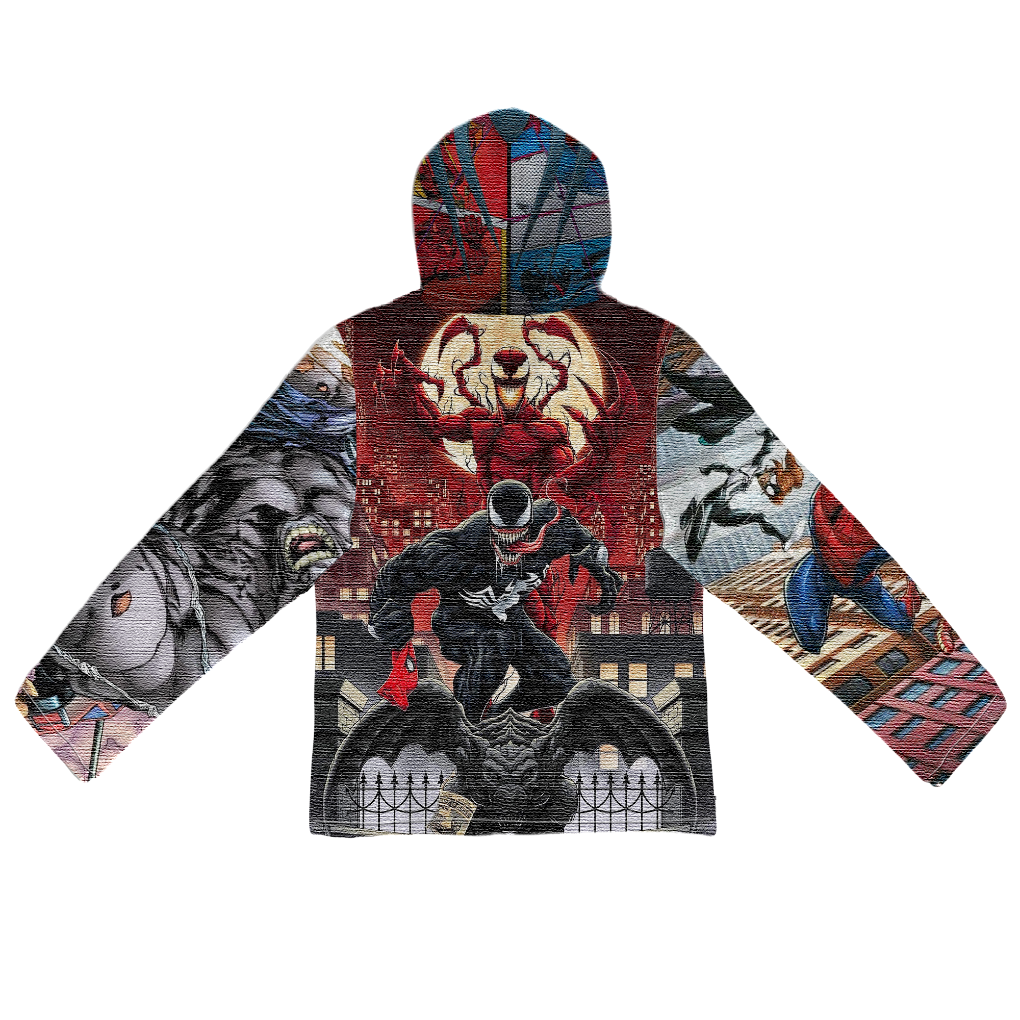 Spider-Man Across the Spider-Verse/Venom Hoodie-TAPESTRY