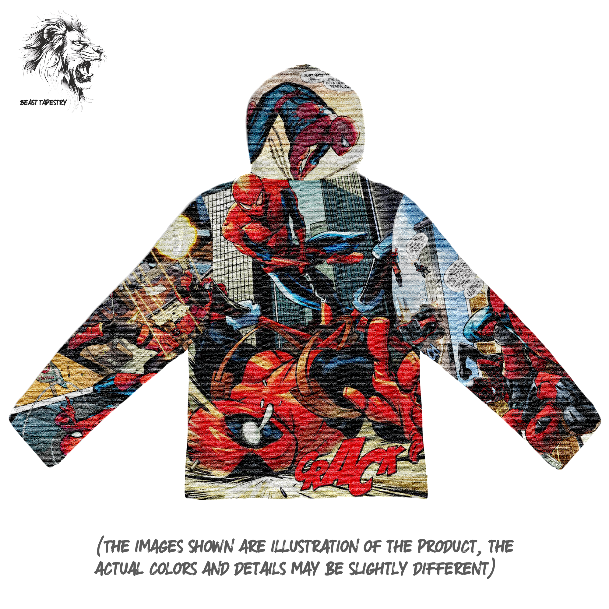 Spider-Man & Deadpool Hoodie-TAPESTRY