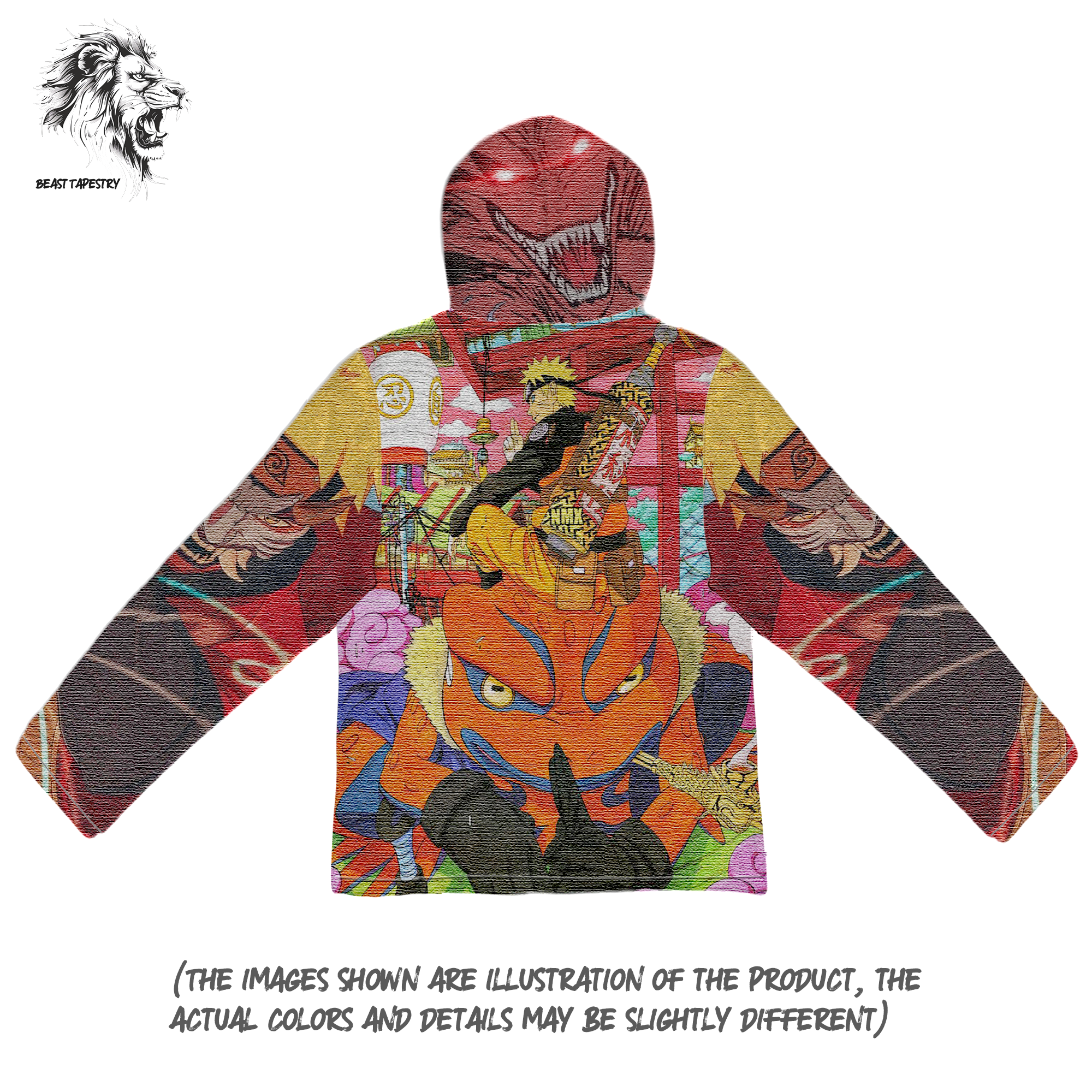 Naruto Uzumaki In Sage Mode Hoodie-TAPESTRY