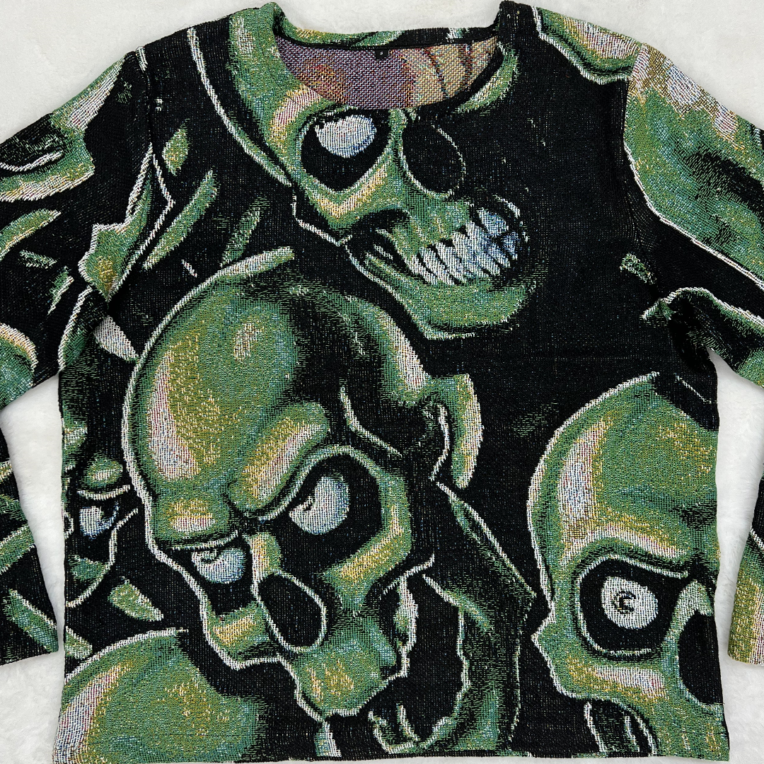 Halloween LAB CARTY SKULLPILE CREWNECK-TAPESTRY