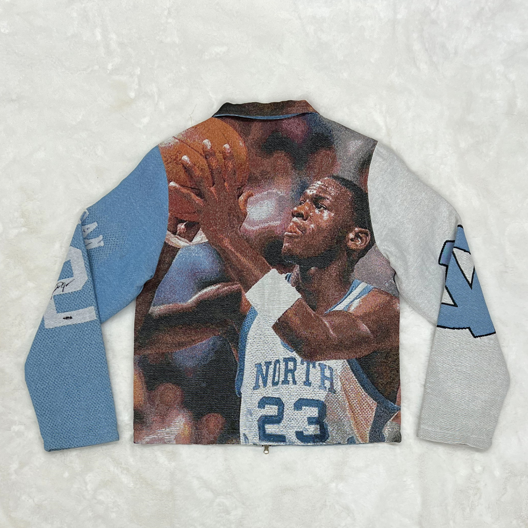 MJ UNC TARHEELS BASKETBALL  Jacket-TAPESTRY