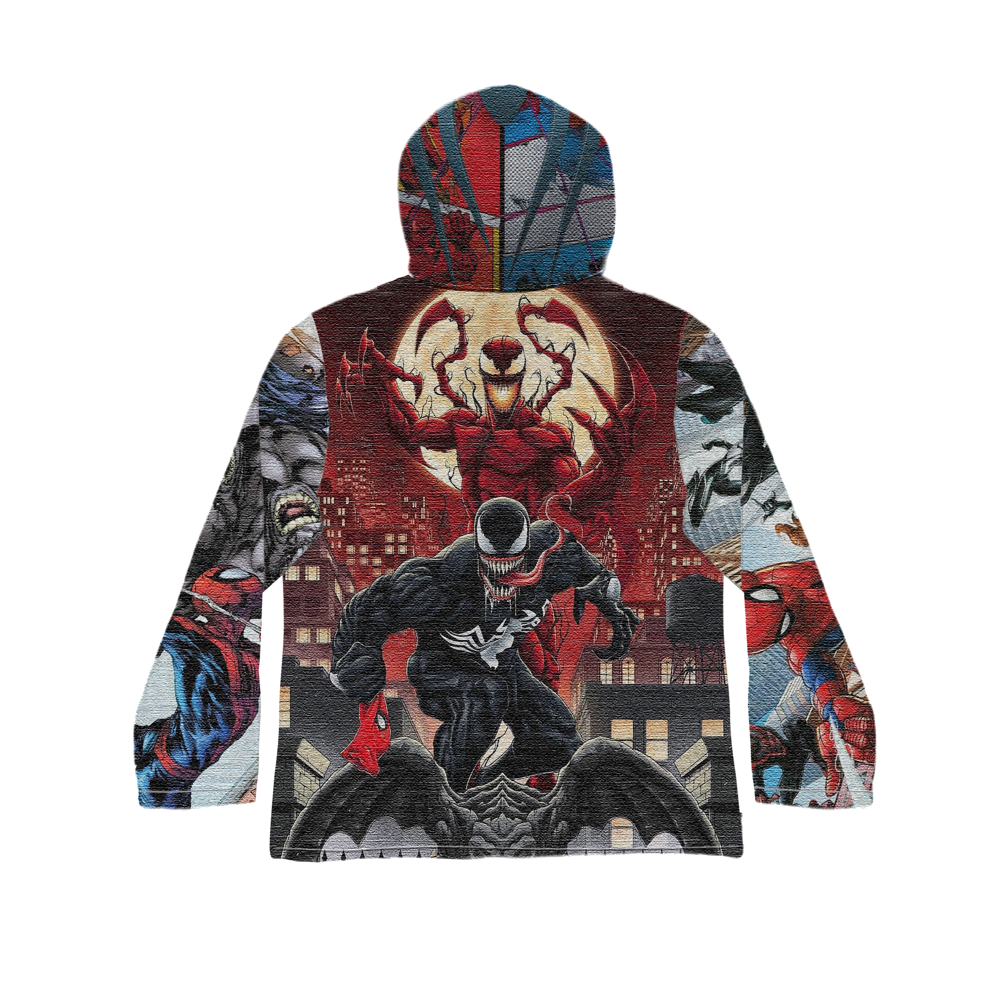 Spider-Man Across the Spider-Verse/Venom Hoodie-TAPESTRY