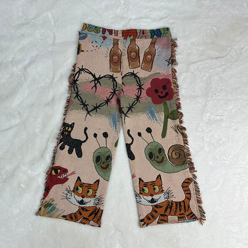 Mermaid King Pants-TAPESTRY