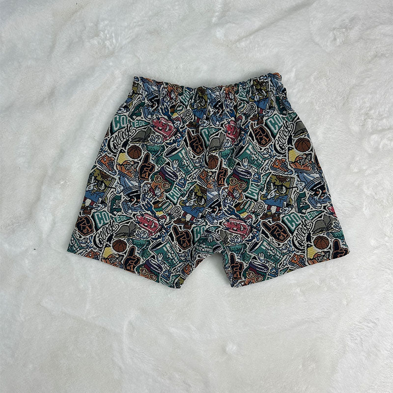 Vintage College Shorts-TAPESTRY