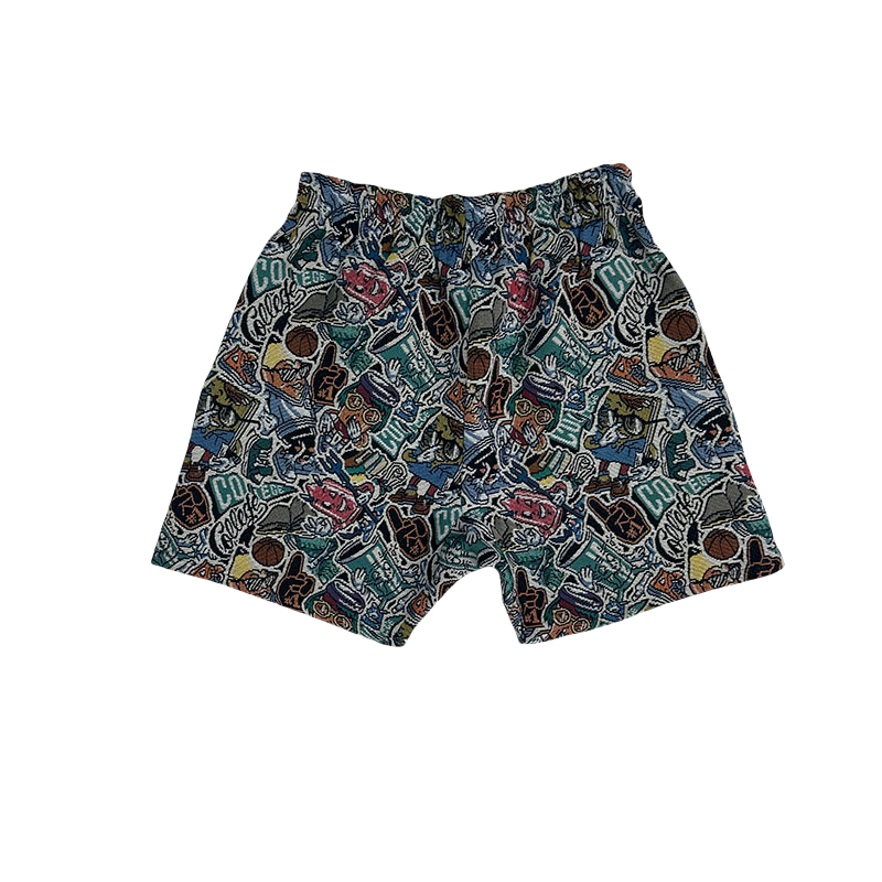 Vintage College Shorts-TAPESTRY