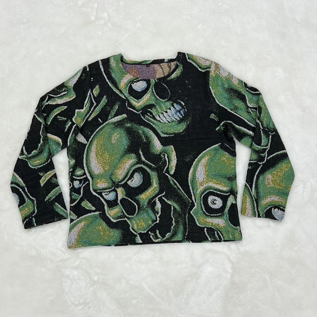 Halloween LAB CARTY SKULLPILE CREWNECK-TAPESTRY