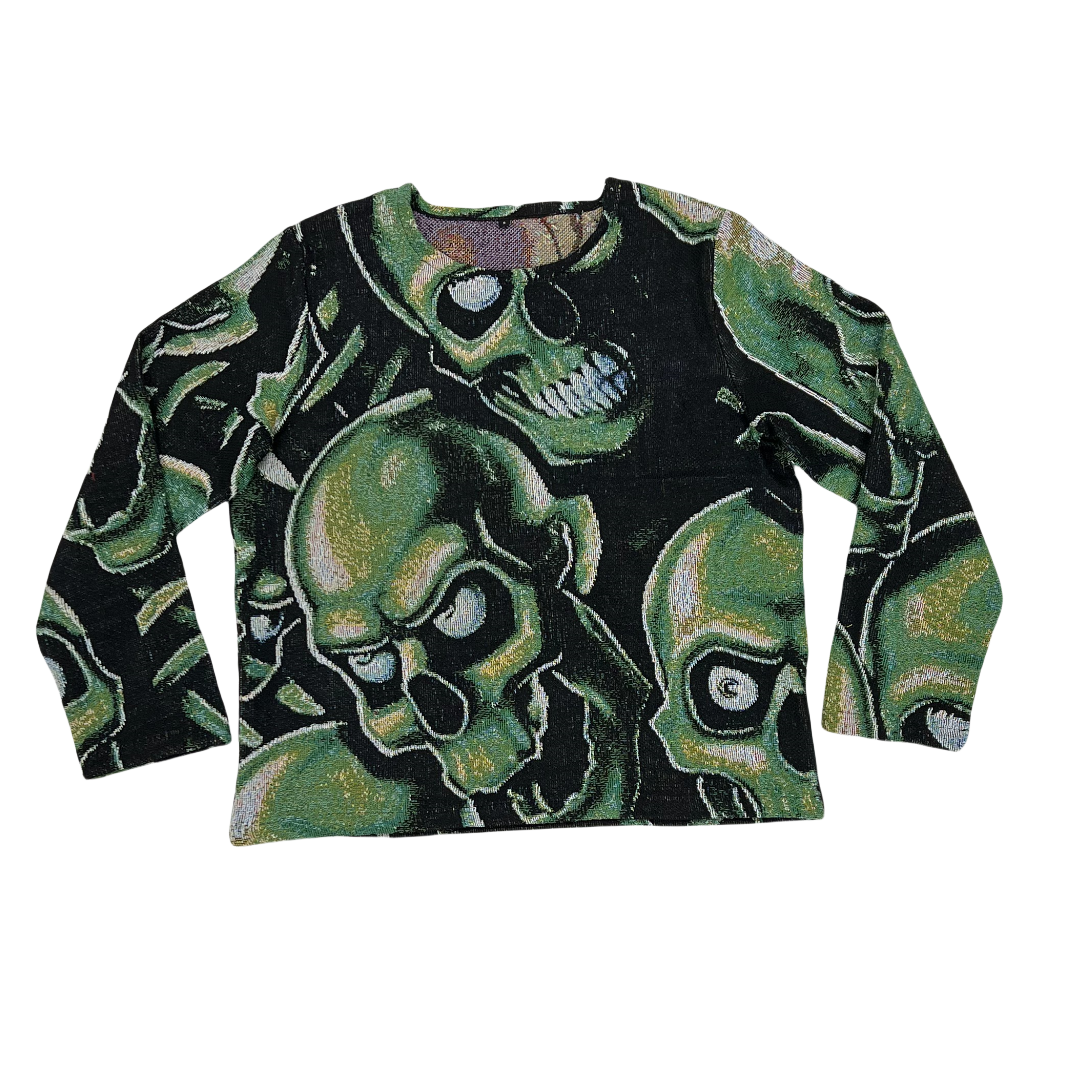 Halloween LAB CARTY SKULLPILE CREWNECK-TAPESTRY