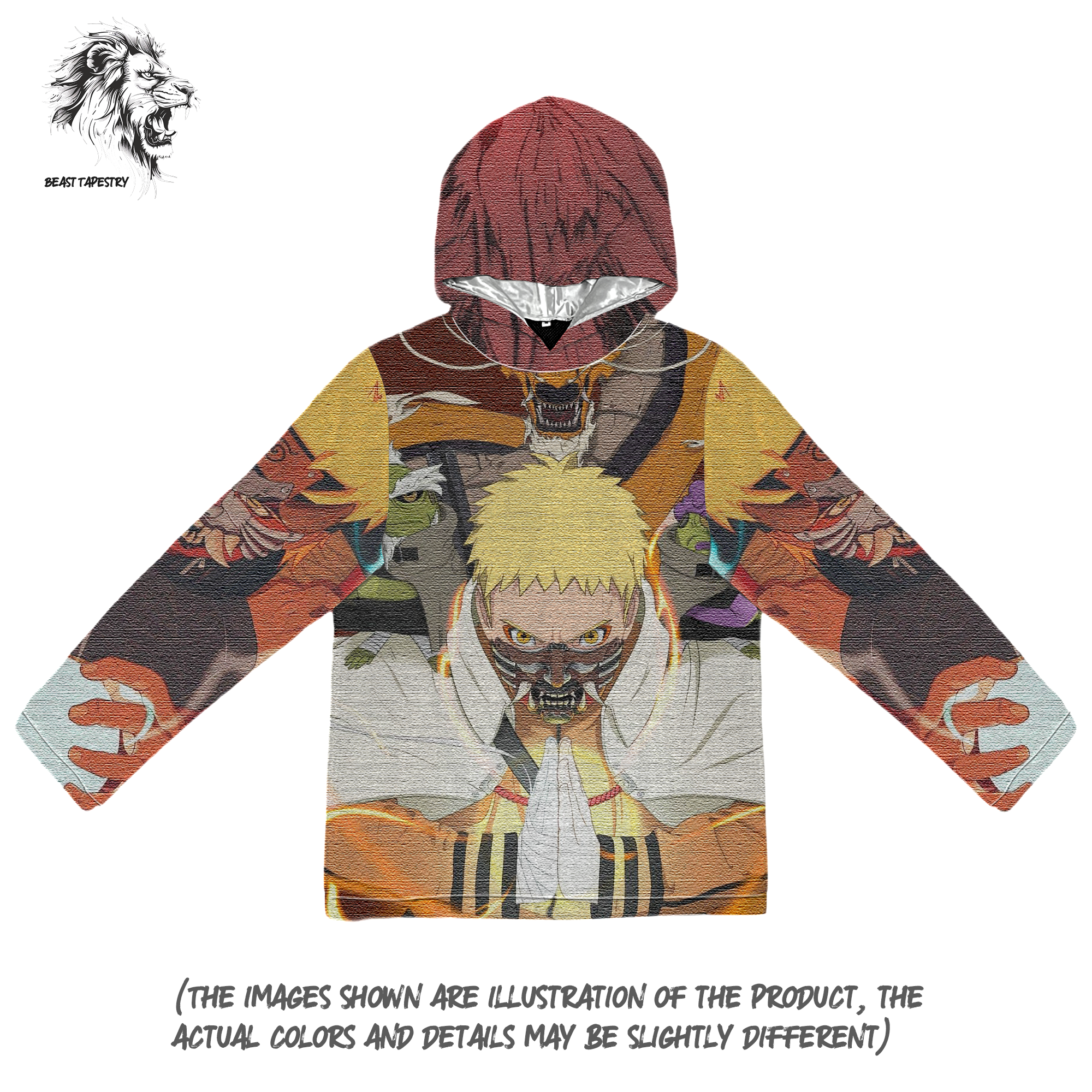 Naruto Uzumaki In Sage Mode Hoodie-TAPESTRY