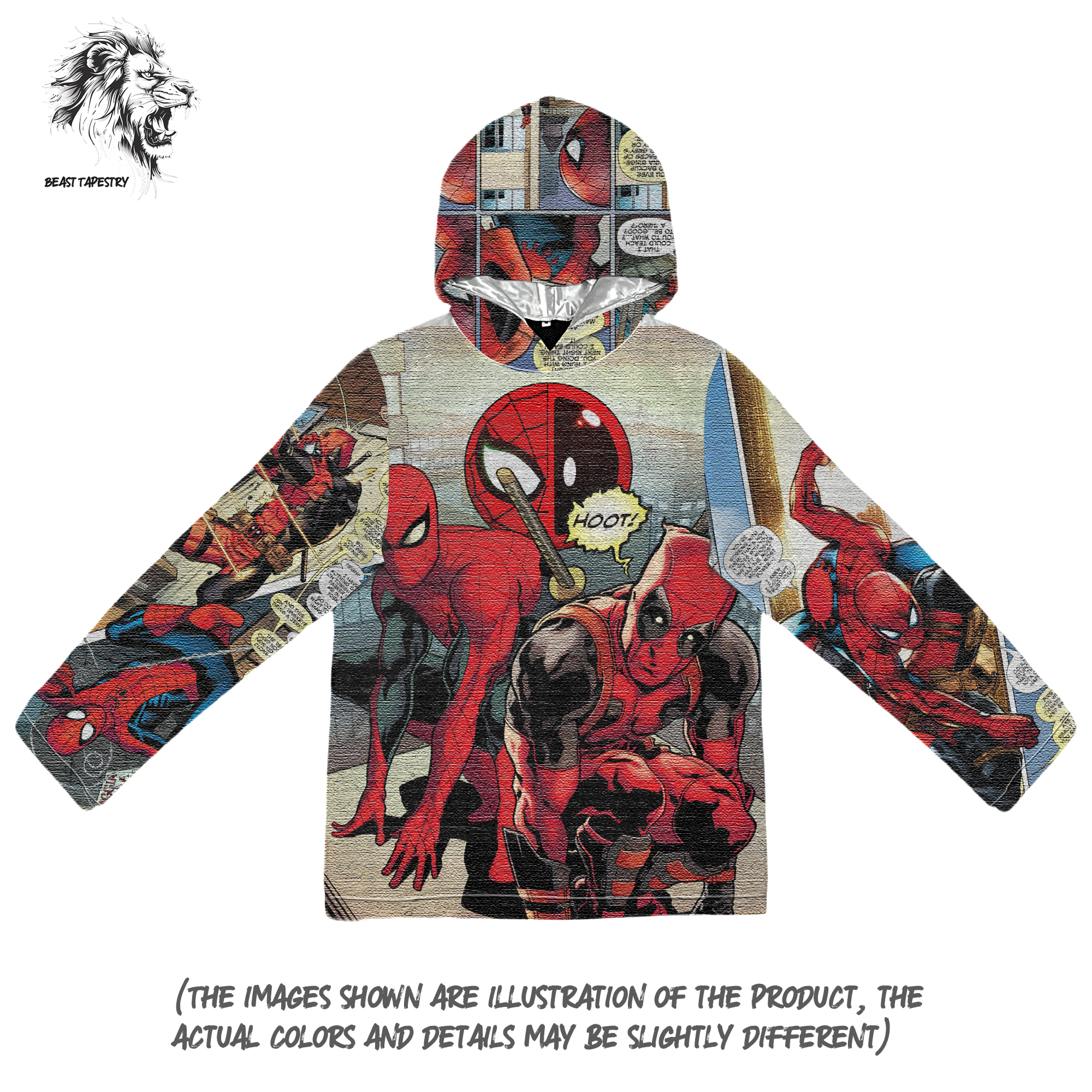 Spider-Man & Deadpool Hoodie-TAPESTRY