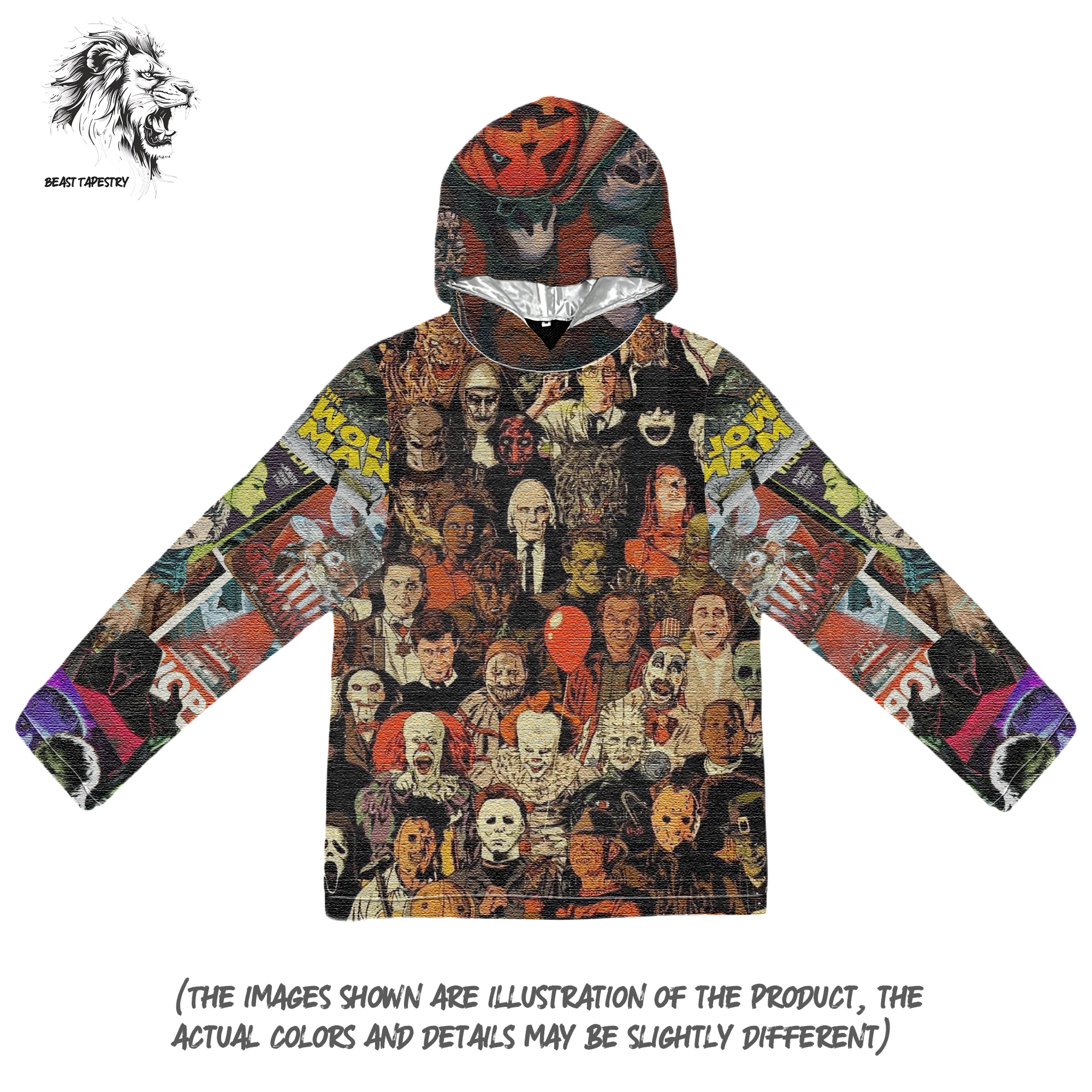 Halloween PRESENTS THE BEST HORROR COMICS OF 2024 Hoodie-TAPESTRY