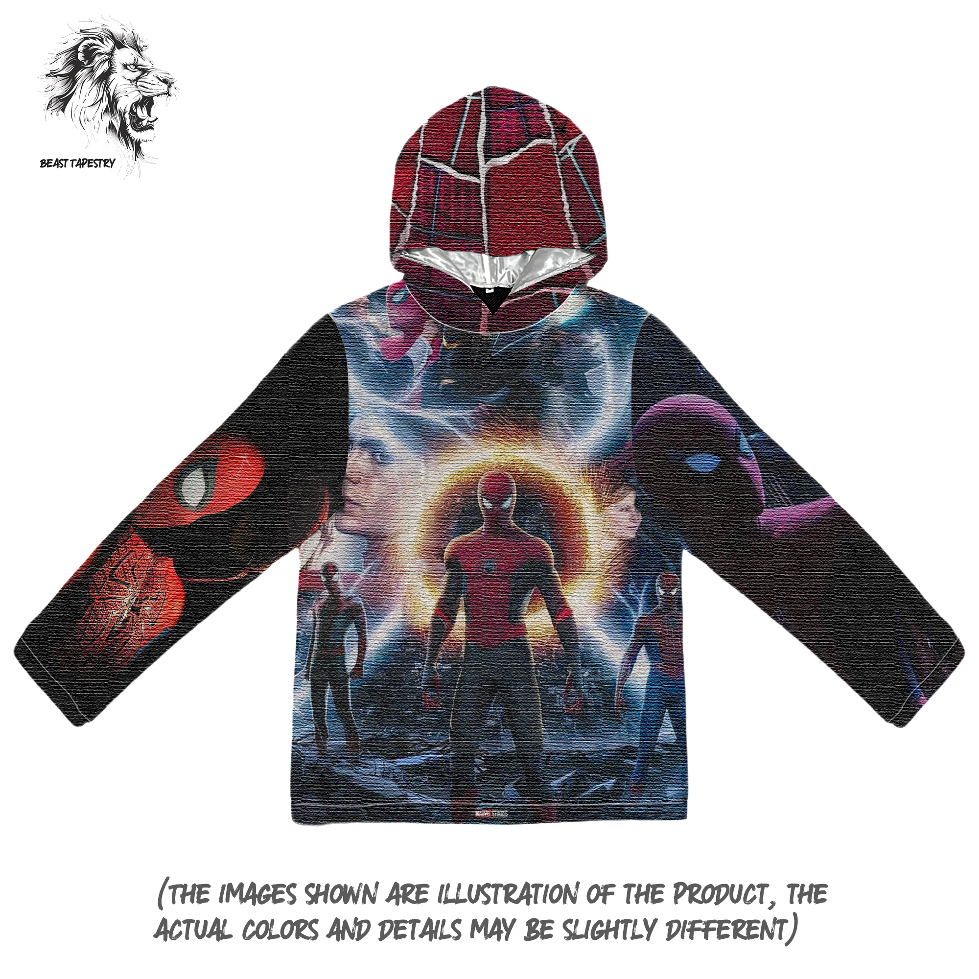 Spider-Man Multiverse Hoodie-TAPESTRY