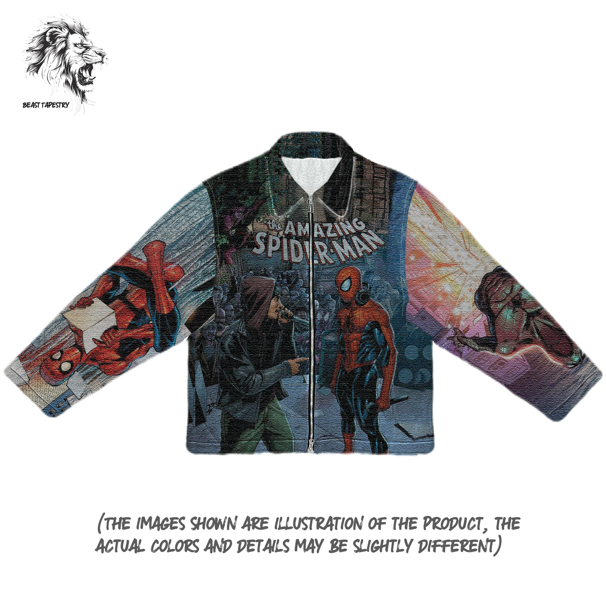 RAP E&Spider Man Jacket-TAPESTRY