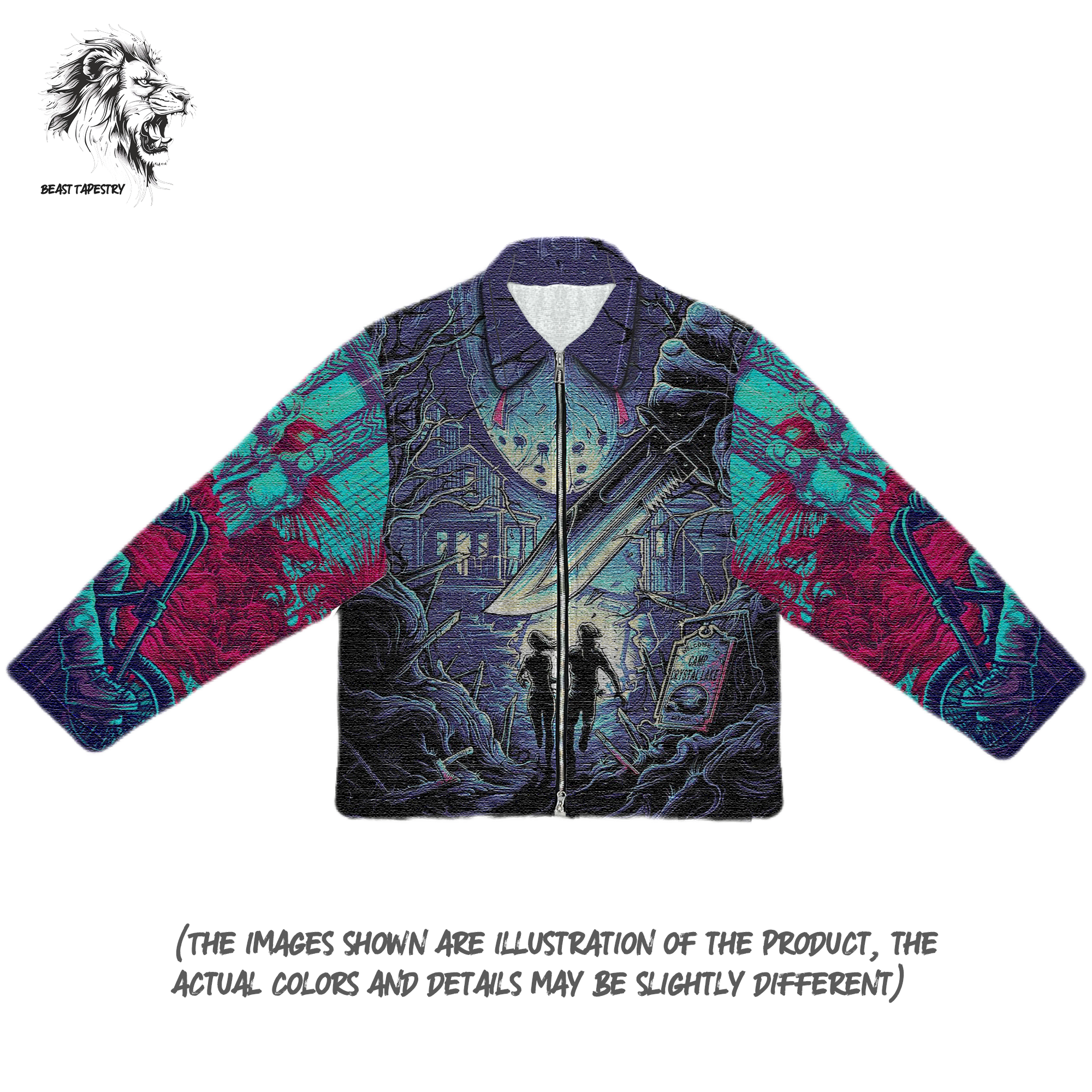 Halloween Scream Jacket-TAPESTRY