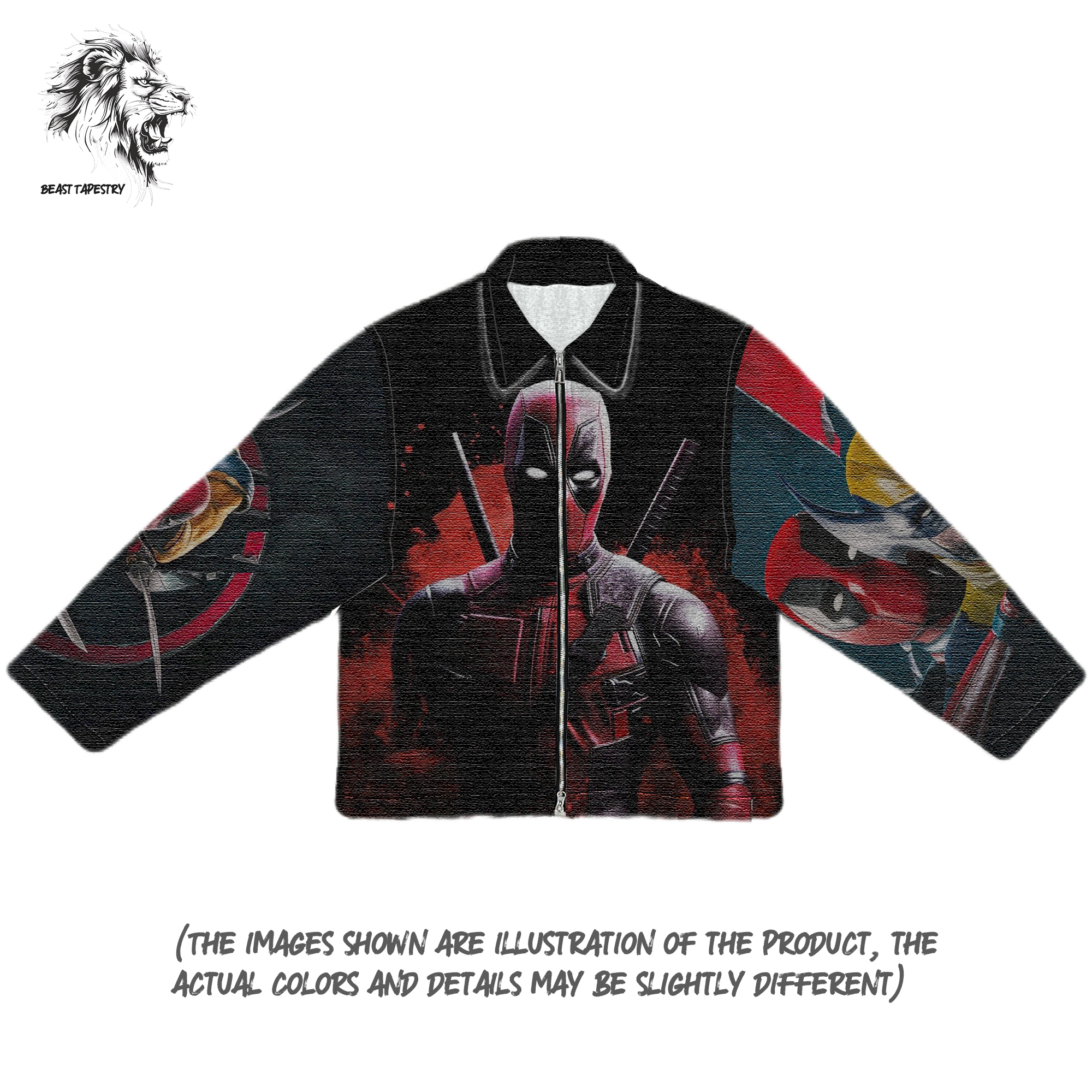 Deadpool Dark Creed Jacket-TAPESTRY