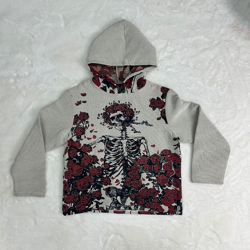 Skeletal Undead Hoodie-TAPESTYR