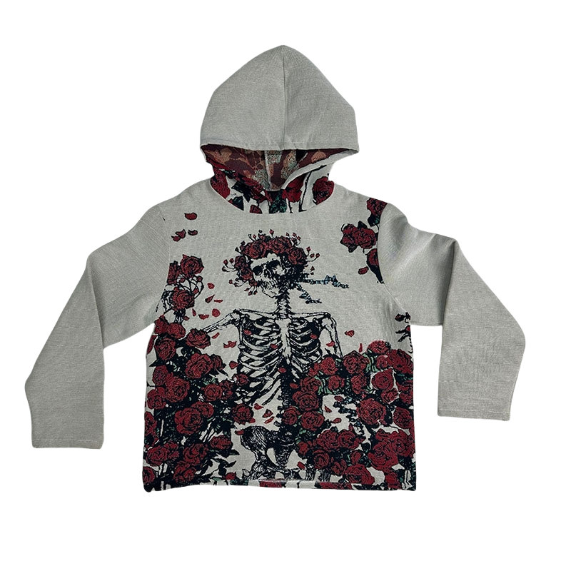 Skeletal Undead Hoodie-TAPESTYR