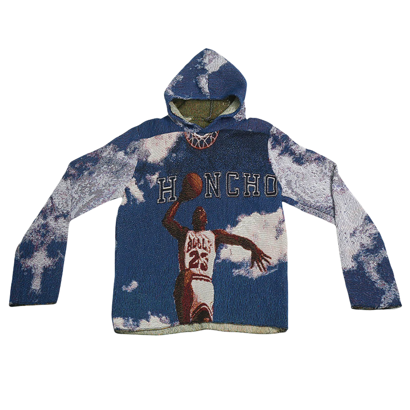 JORDAN ABOVE THE CLOUDS Hoodie-TAPESTRY