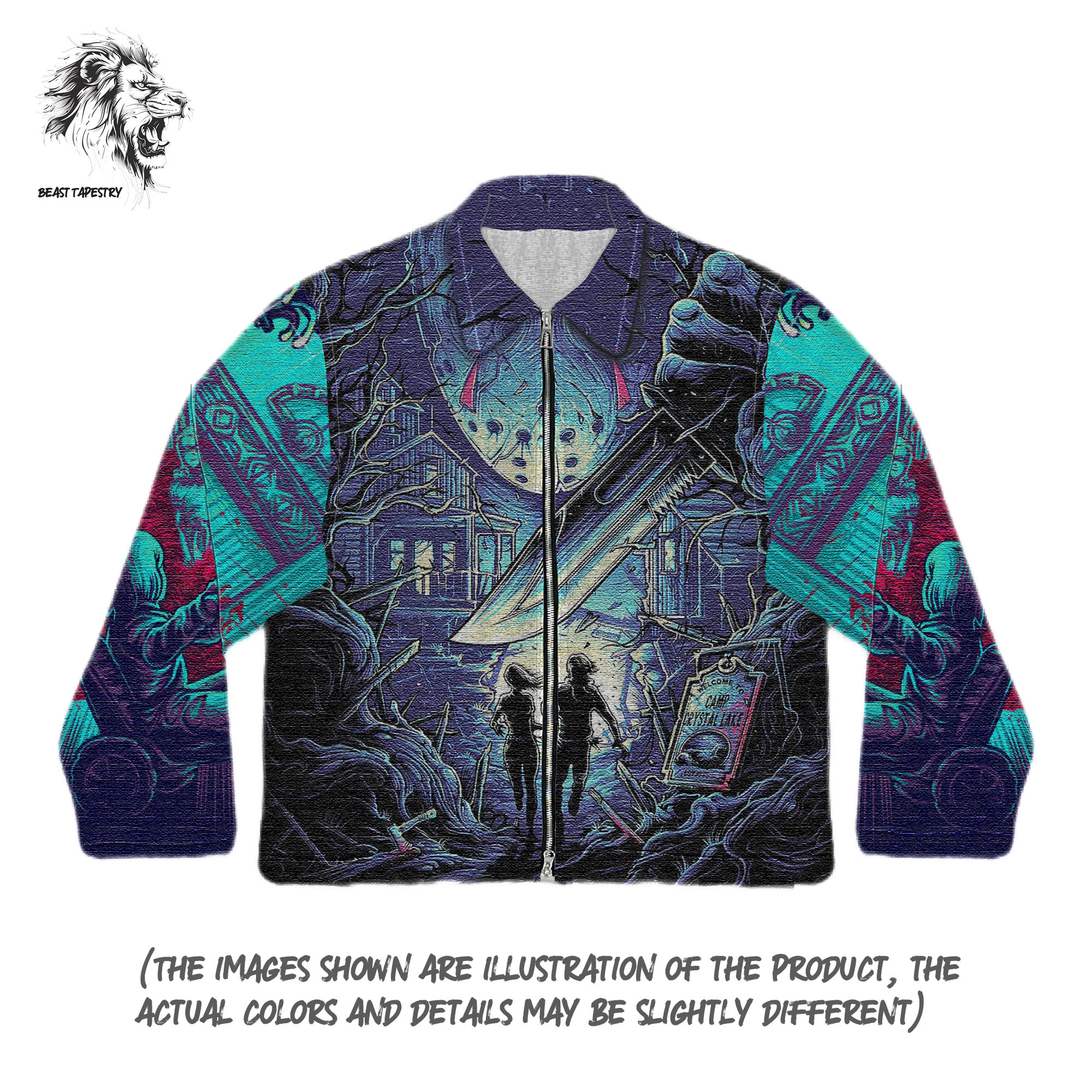 Halloween Scream Jacket-TAPESTRY