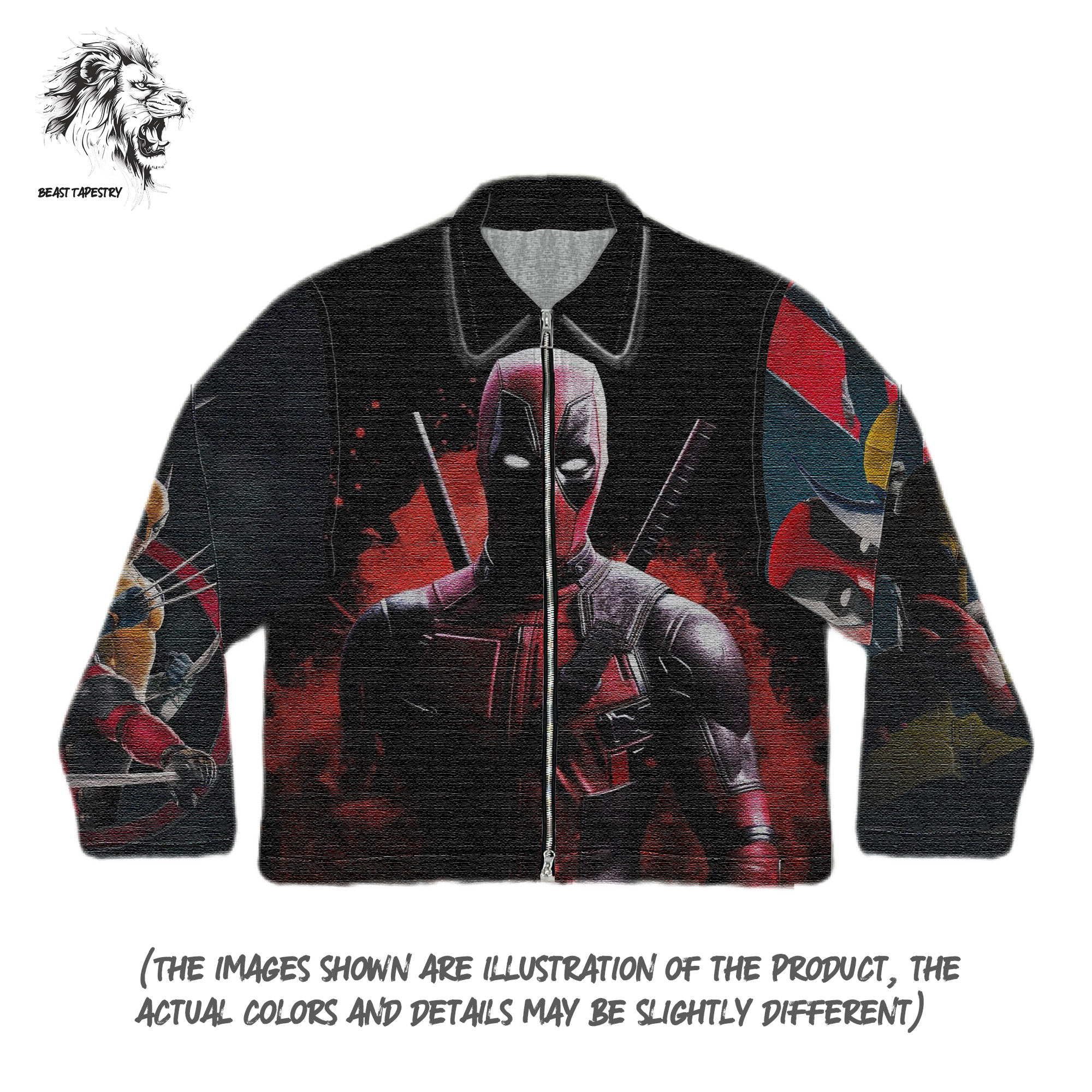 Deadpool Dark Creed Jacket-TAPESTRY