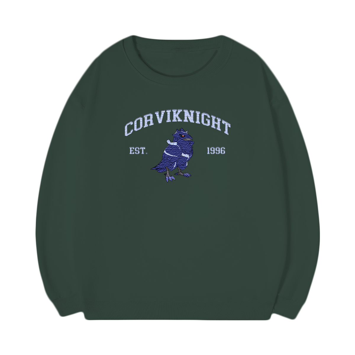 CORVIKNIGHT Embroidered Anime Character Unisex T-Shirt,Crewneck,Hoodie,Stylish Gift for Friends,E105