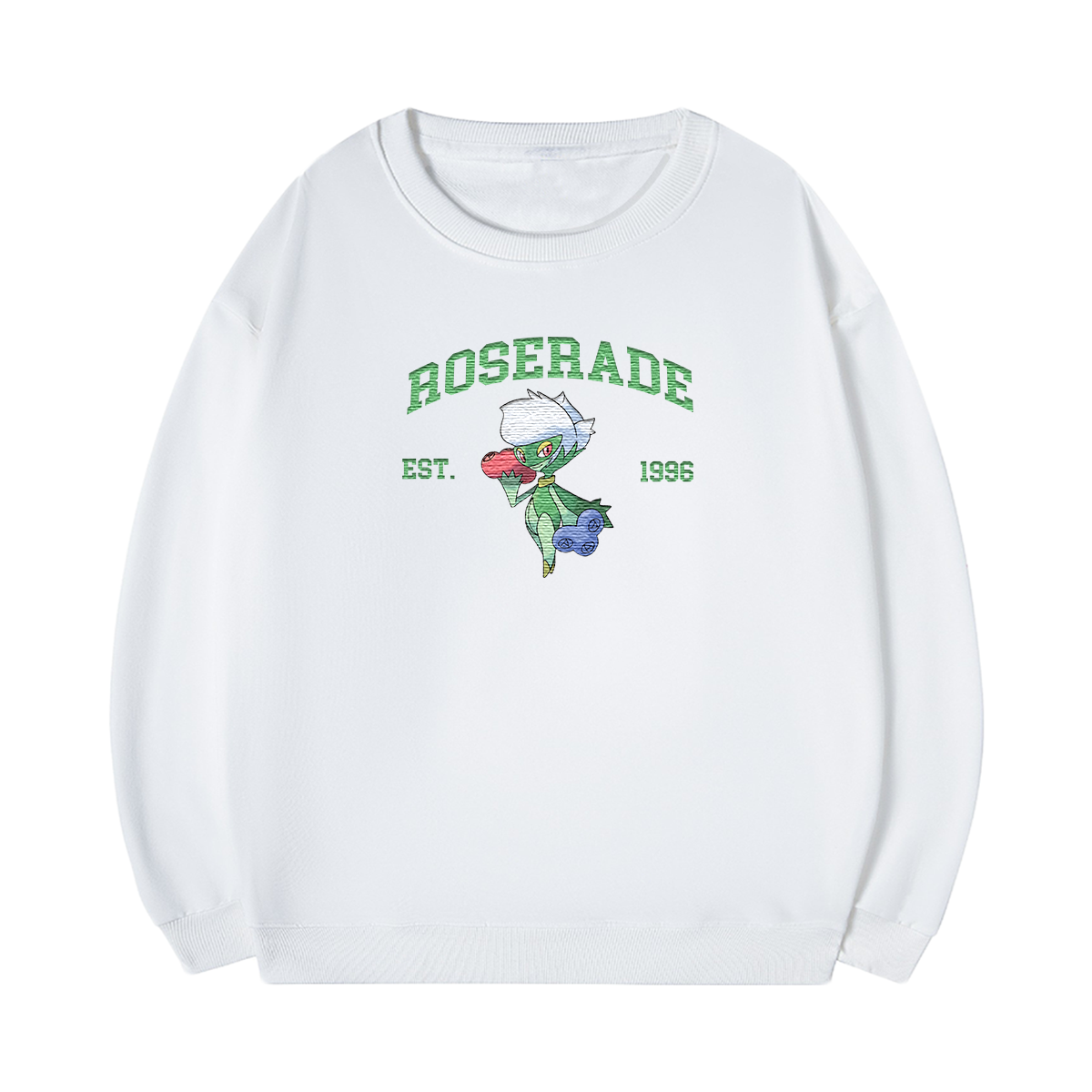 ROSERADE Embroidered Anime Character Unisex T-Shirt,Crewneck,Hoodie,Stylish Gift for Friends,E134