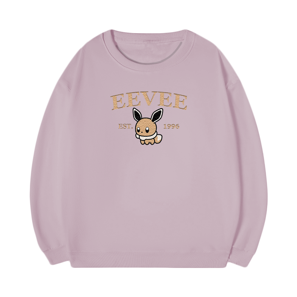 EEVEE Embroidered Anime Character Unisex T-Shirt,Crewneck,Hoodie,Stylish Gift for Friends,E80