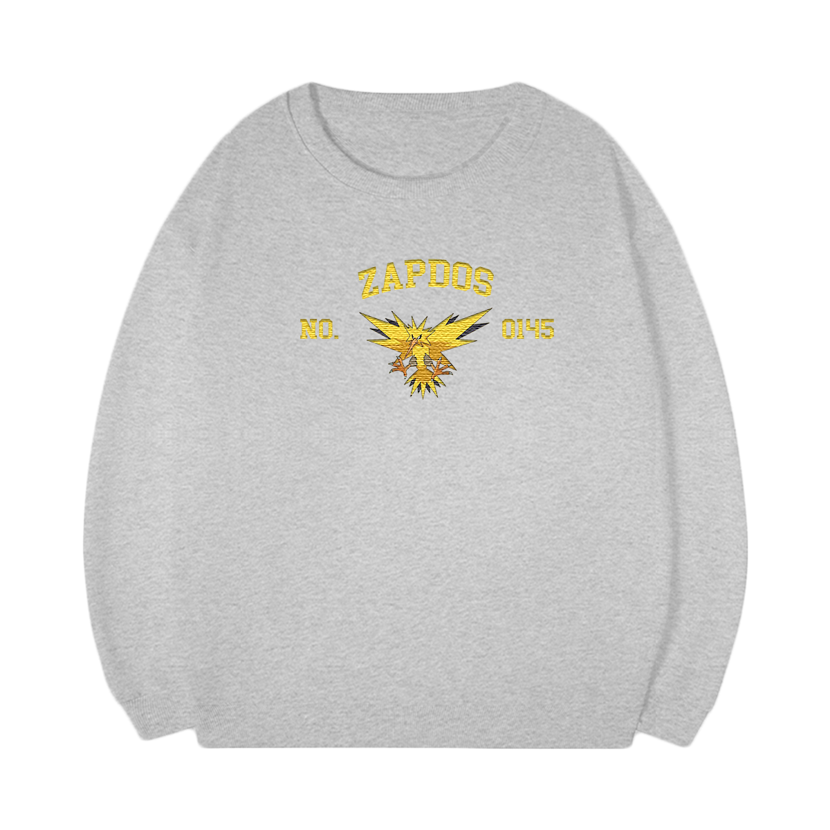 ZAPDOS Embroidered Anime Character Unisex T-Shirt,Crewneck,Hoodie,Stylish Gift for Friends,E287