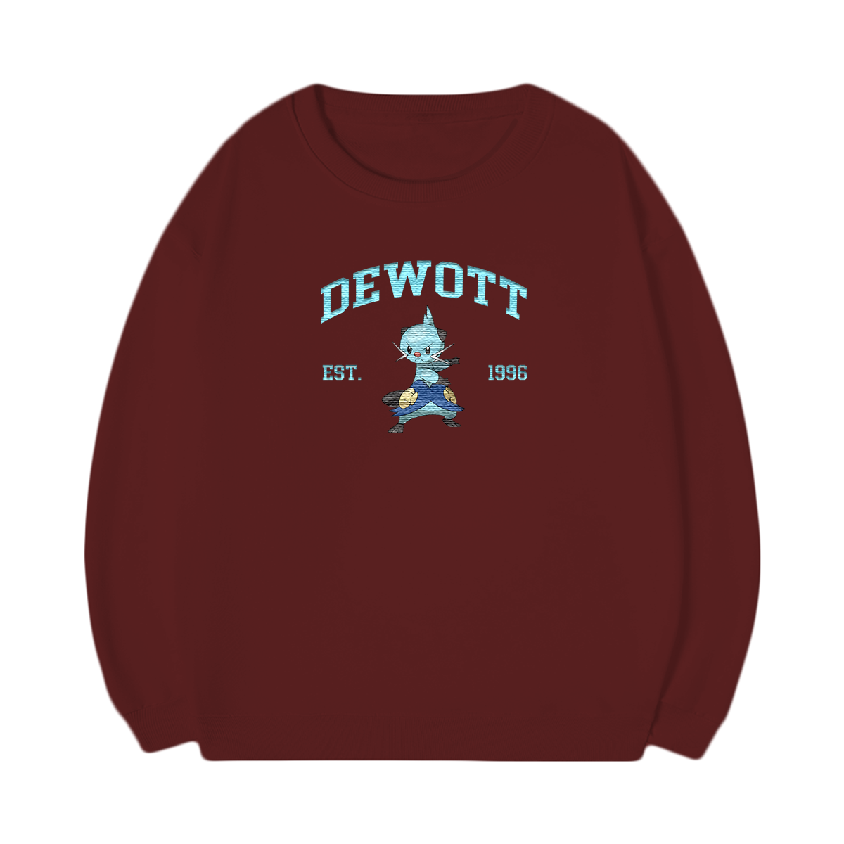DEWOTT Embroidered Anime Character Unisex T-Shirt,Crewneck,Hoodie,Stylish Gift for Friends,E195