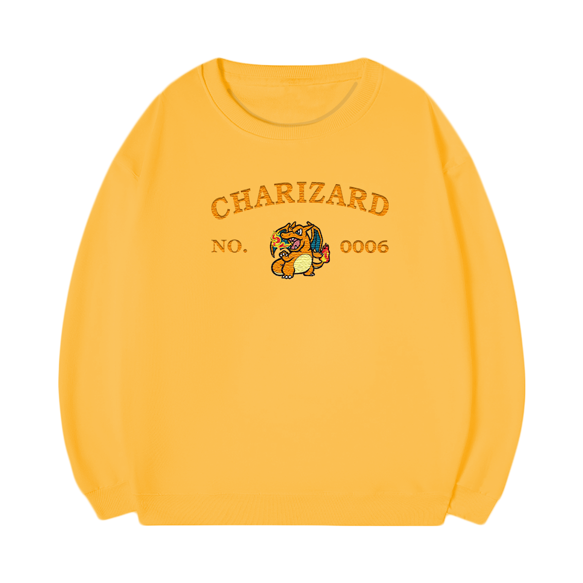 CHARIZARD Embroidered Anime Character Unisex T-Shirt,Crewneck,Hoodie,Stylish Gift for Friends,E293