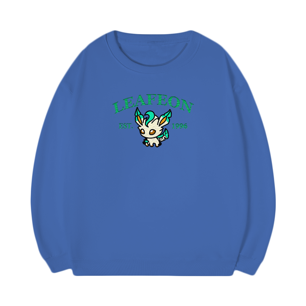LEAFEON Embroidered Anime Character Unisex T-Shirt,Crewneck,Hoodie,Stylish Gift for Friends,E73