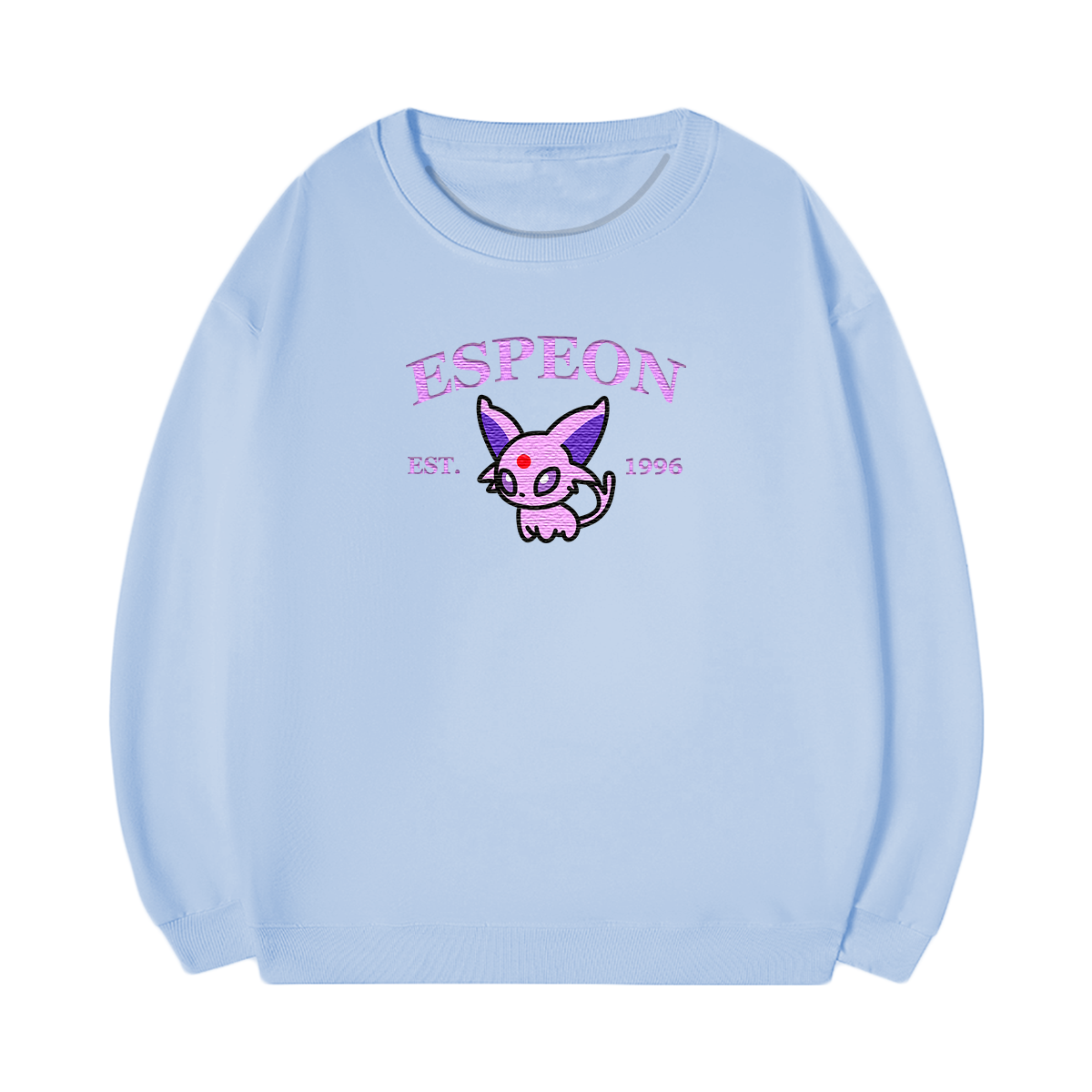 ESPEON Embroidered Anime Character Unisex T-Shirt,Crewneck,Hoodie,Stylish Gift for Friends,E81