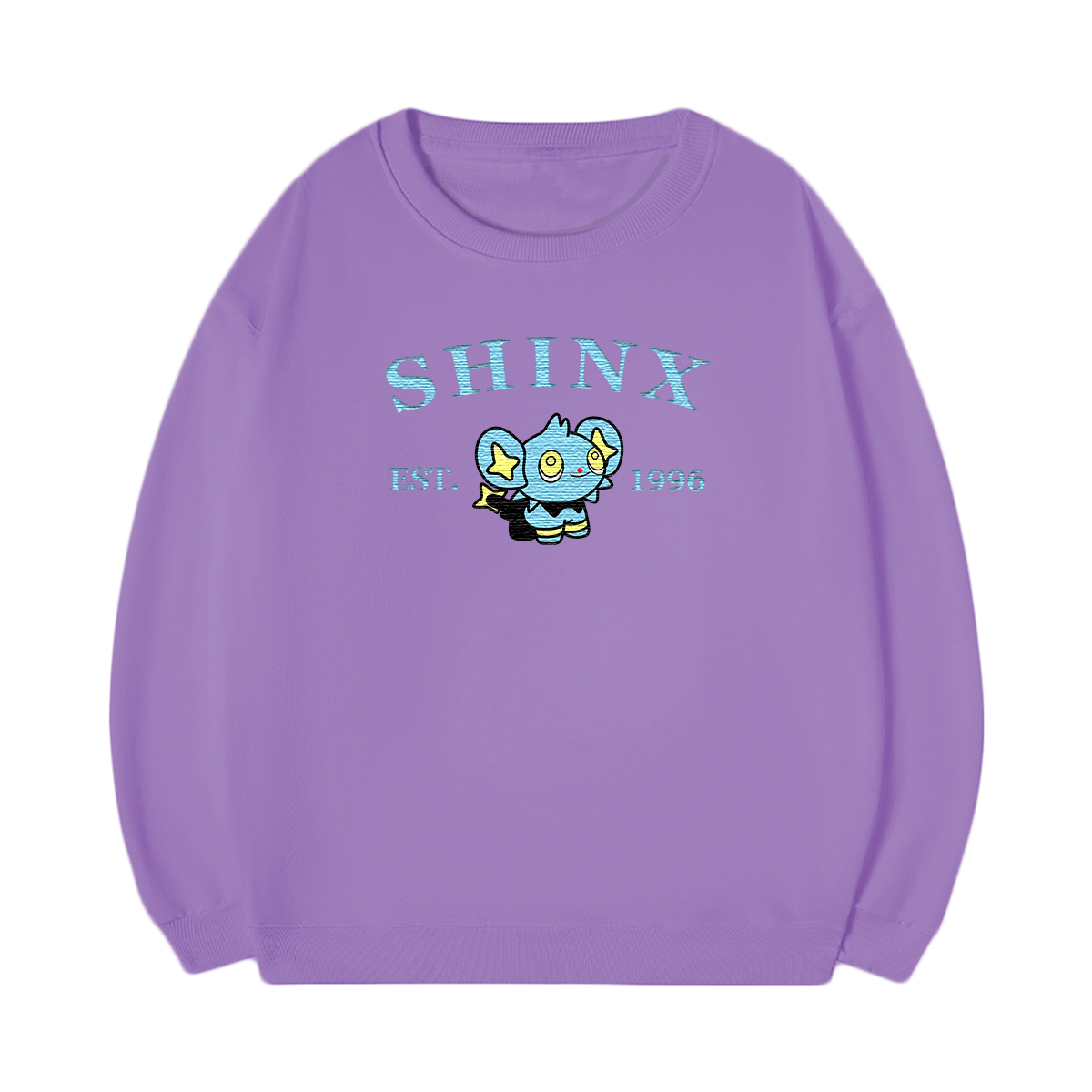 SHINX Embroidered Anime Character Unisex T-Shirt,Crewneck,Hoodie,Stylish Gift for Friends,E171
