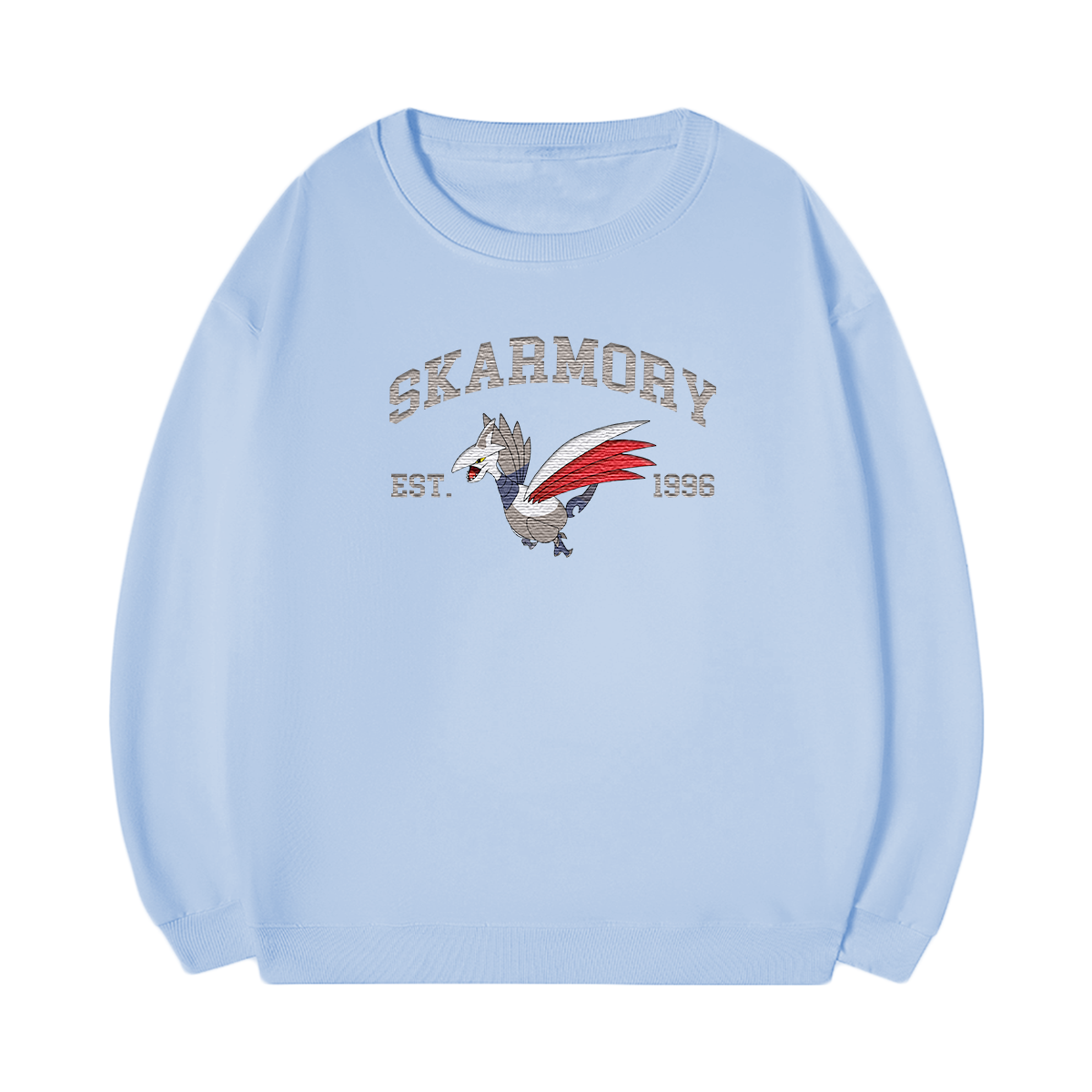 SKARMORY Embroidered Anime Character Unisex T-Shirt,Crewneck,Hoodie,Stylish Gift for Friends,E11